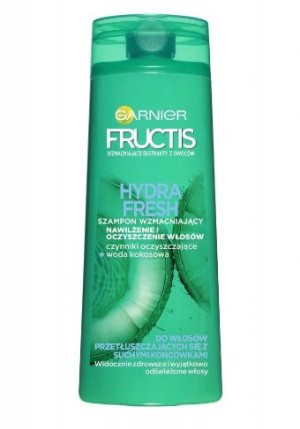 Garnier Fructis, Szampon do włosów, Fresh Hydra, 400 ml (HIT)