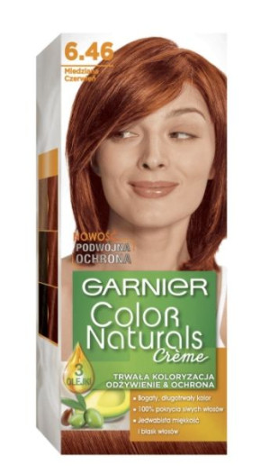 Garnier, Farba do włosów 6.46 Miedziana Czerwień (HIT)