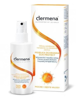 Dermena Sun Protect, Mgiełka ochronna, włosy osłabione narażone na działani