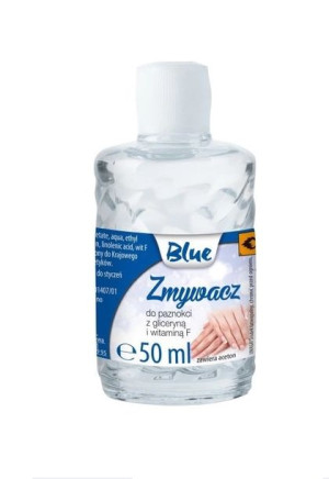Blue, Zmywacz do paznokci z witaminą F, 50 ml