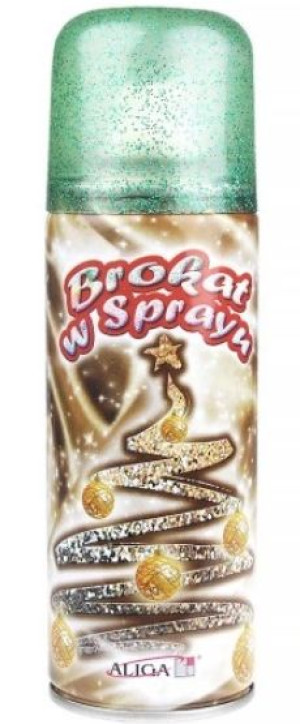 Brokat w sprayu zielony, 250 ml