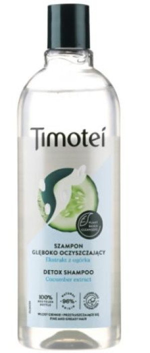 Timotei, Szampon do włosów, Świeżość, ogórek, 400 ml (HIT)