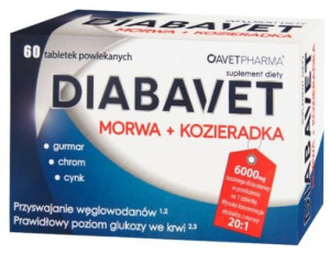 Diabavet 60 tabletek - Długi termin ważności!