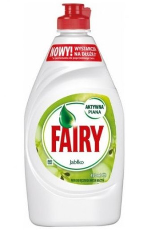Fairy, Płyn do mycia naczyń, Apple, 450 ml (HIT)
