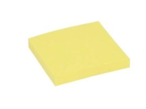 Karteczki samoprzylepne 75x75mm, żółte, 100 kartek