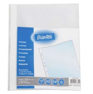 Bantex, Koszulka A5, 100 sztuk