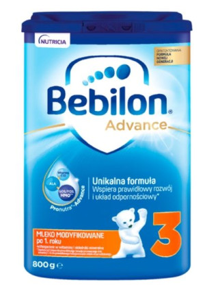Bebilon 3 Pronutra-Advance, 800g - Długi termin ważności!