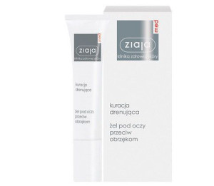 Ziaja Med, Drenująca, żel pod oczy drenujący obrzęki, 15 ml - Długi termin