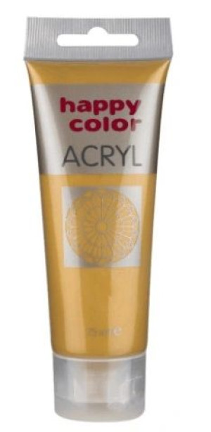 Farba akrylowa Metaliczna Złota, 75 ml