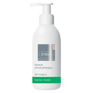 Ziaja Med, Kuracja antybakteryjna, przeciwtrądzikowy żel myjący, 200ml - Dł