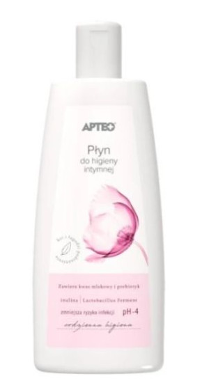 Apteo Care Płyn do higieny intymnej, 200 ml - Długi termin ważności!