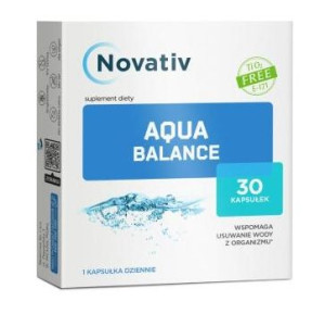 Novativ AquaBalance, 30 kapsułek - Długi termin ważności!