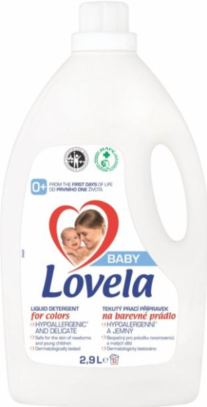 Lovela Baby, Mleczko do prania kolorowych tkanin, 2,9 l