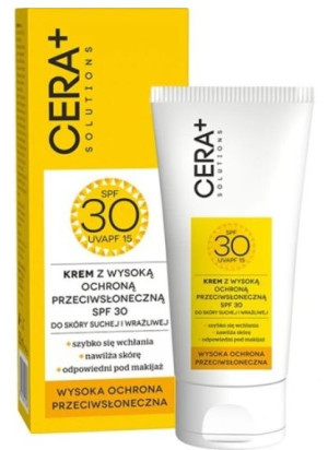 Cera+, Emulsja ochronna do twarzy i ciała SPF 30, 200 ml - Długi termin waż