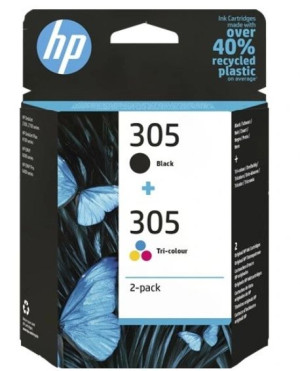 HP, Tusz 305 6ZD17AE, black (czarny) + kolor