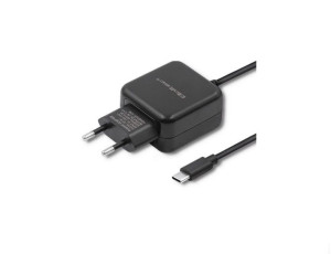 Qoltec, Ładowarka sieciowa 5V | 2.4A | 12W | USB typ C | Czarna