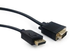 Gembird, Kabel DisplayPort VGA 1.8m, czarny