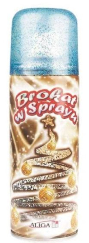 Brokat w sprayu niebieski, 250 ml