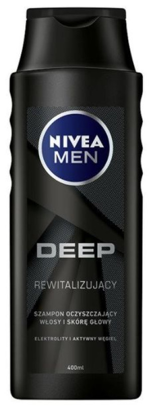 Nivea Men, Deep, Szampon do włosów, 400 ml (HIT)