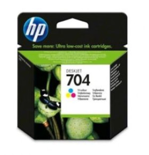 HP, Tusz 704, kolor