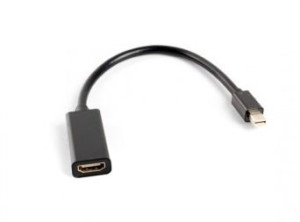 Lanberg, Adapter mini DisplayPort (M) -> HDMI (F) na kablu