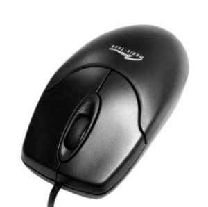 Media-Tech, Mysz optyczna USB MT1075KU 800 dpi, czarna