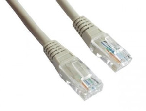 Gembird, Patch cord kat.5e osłonka zalewana 30m, szary