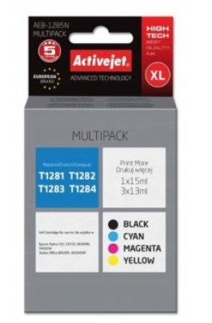 ActiveJet, Tusz do Epson AEB-1285N (zamiennik T1285) kolor