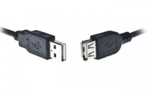 Gembird, Przedłużacz USB 2.0 typu AM-AF 3m, czarny
