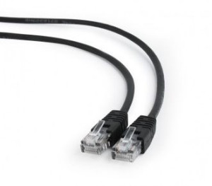 Gembird, Patch cord kat.5e osłonka zalewana 3m, czarny