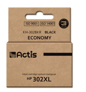 Actis, Tusz do HP KH-302BKR (zamiennik 302XL F6U68AE) black (czarny)