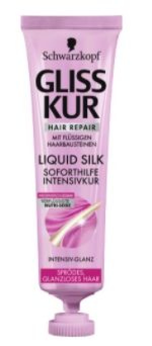 (DE) Gliss Kur, Liquid Silk, Soforthilfe Intensivkur, Odżywka natychmiastow