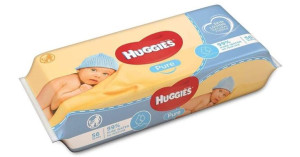 (DE) Huggies Pure, Chusteczki dla dzieci, 56 sztuk  (PRODUKT Z NIEMIEC)