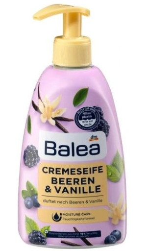 (DE) Balea, Cremeseife Beeren & Vanille, Mydło, 500 ml (PRODUKT Z NIEMIEC)