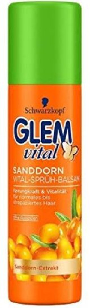 (DE) Schwarzkopf, Glem Vital, Sanddorn, Spray do włosów, 200 ml (PRODUKT Z