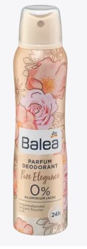 (DE) Balea, Pure Elegance, Dezodorant, 150ml (PRODUKT Z NIEMIEC)