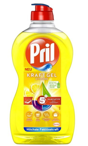(DE) Pril, Płyn do mycia naczyń, cytryna, 450 ml (PRODUKT Z NIEMIEC)