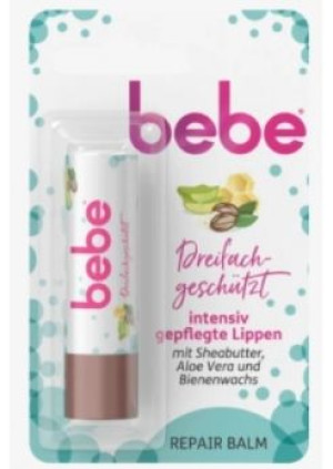 (DE) Bebe, Regenerująca pomadka do ust 3in1, 4,9g (PRODUKT Z NIEMIEC)