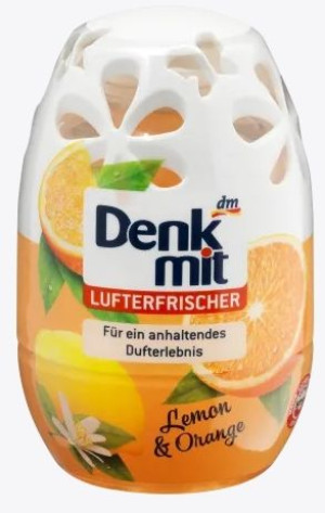 (DE) Denkmit, Odświeżacz powietrza, cytryna i pomarańcza, 150 ml (PRODUKT Z