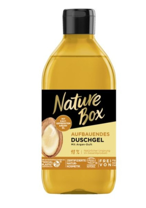 (DE) Nature Box, Żel pod prysznic, argan, 250ml (PRODUKT Z NIEMIEC)