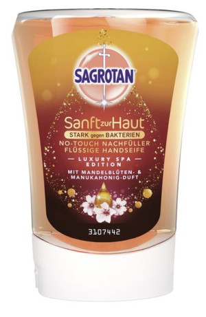 (DE) Sagrotan, No-Touch Refill Luxury, Mydło do rąk, 250ml (PRODUKT Z NIEMI