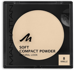 (DE) Manhattan, Soft Compact Powder, Puder prasowany, kolor Vanilla 8, 9g