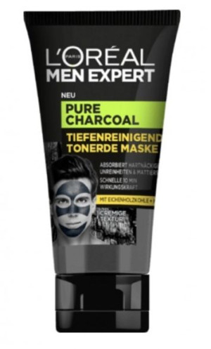 (DE) L'Oreal Men, Oczyszczająca maska z glinką, 50 ml (PRODUKT Z NIEMIEC)