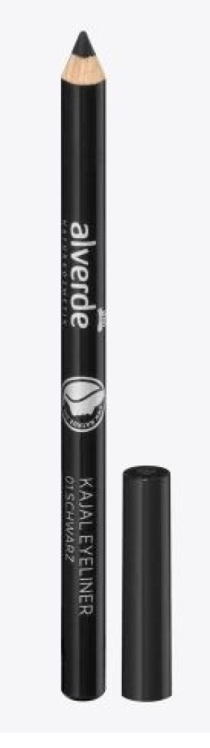 (DE) Alverde, Kajal Eyeliner, Czerń 01, 1,1g (PRODUKT Z NIEMIEC)