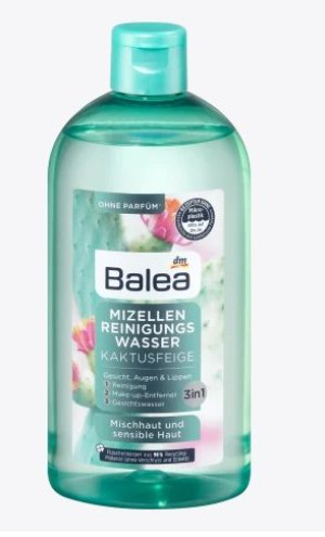 (DE) Balea, Płyn micelarny z opuncji do cery mieszanej i wrażliwej, 400ml (