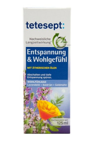 (DE) Tetesept, Płyn do kąpieli, 125ml  (PRODUKT Z NIEMIEC)