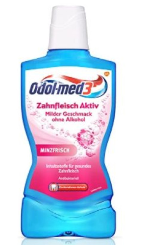 (DE) Odol-med3, Minzfrisch, Płyn do płukania jamy ustnej, 500ml (PRODUKT Z