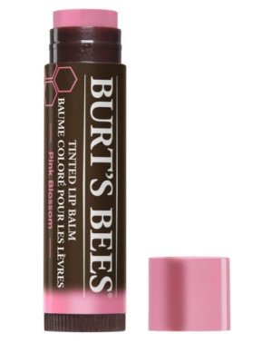 (DE) Burt's Bees, Pomadka do ust, pink blossom, 4g  (PRODUKT Z NIEMIEC)