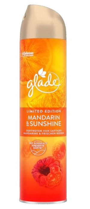 (DE) Glade, Mandarin & Sunshine, Odświeżacz powietrza, 300 ml (PRODUKT Z NI