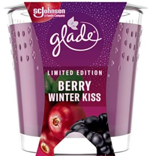 (DE) Glade, Berry Winter Kiss, Świeca zapachowa, 129g (PRODUKT Z NIEMIEC)